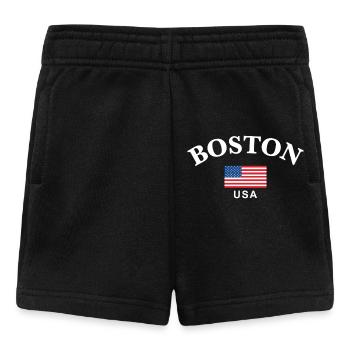 Boston, États-Unis - Short Bébé - noir - Devant