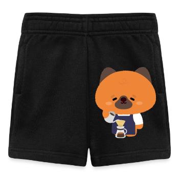 Deutscher Schäferhund-Barista - Baby Shorts - Schwarz - Vorne