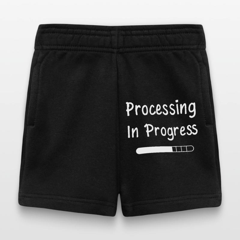 Processing In Progress Loading Bar Statement Baby Shorts