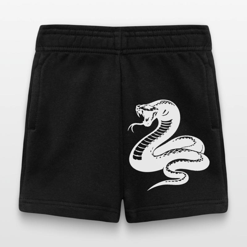 Schlange Python Silhouette Baby Shorts