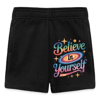 Croyez en vous - Galaxy - Short Bébé - noir - Devant