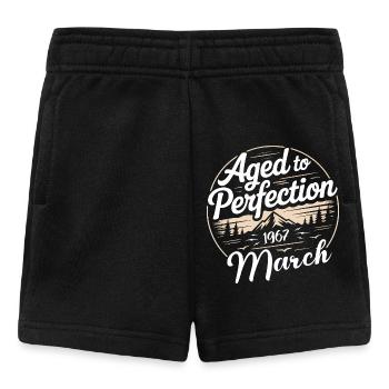 Geburtstagsgeschenk märz 1967 - Baby Shorts - Schwarz - Vorne