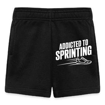 Accro au sprint - Short Bébé - noir - Devant