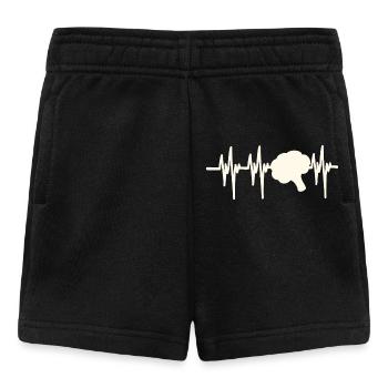 Heartbeat Brokkoli - Baby Shorts - Schwarz - Vorne