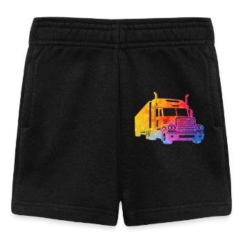 Camion coloré - Short Bébé - noir - Devant