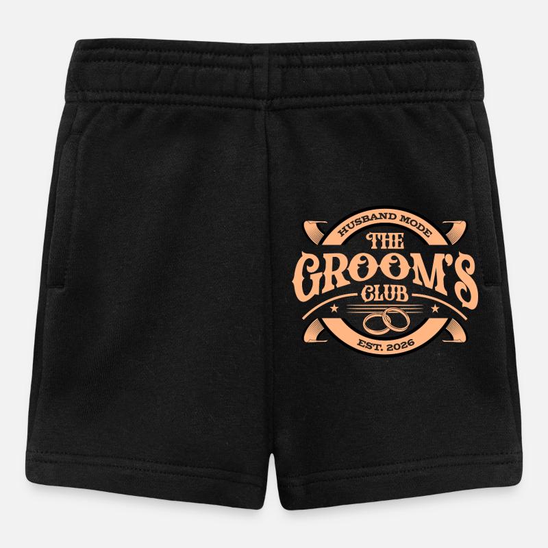 Fête de garçon du Club des Mariés 2026 - Short Bébé - noir