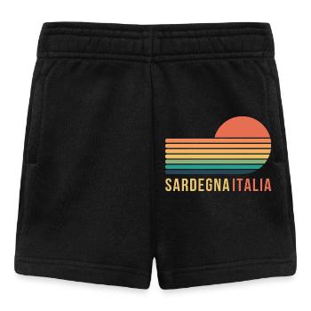 Sardaigne, Italie - Short Bébé - noir - Devant