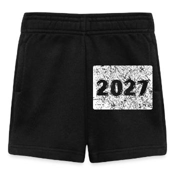 Year 2027 - Baby Shorts - black - Front