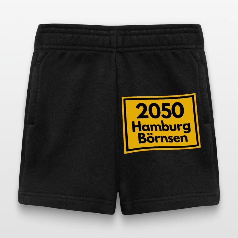 OLD POSTCODE POSTCODE RETRO 2053 HAMBURG BÖRNSEN Baby Shorts