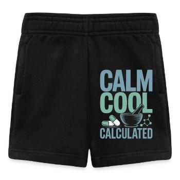 Hospital Pharmacist Calm Cool Calculated Inpatient - Baby Shorts - Schwarz - Vorne