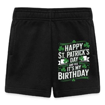 StPatrick Geburtstag – Happy Birthday - Baby Shorts - Schwarz - Vorne