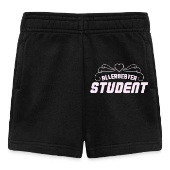 Best Student Retro Badge - Baby Shorts - black - Front