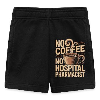Hospital Pharmacist No Coffee No Acute Care Coffee - Baby Shorts - Schwarz - Vorne