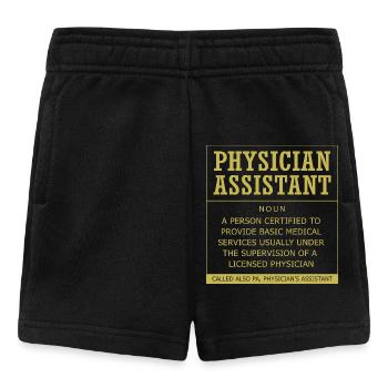 MFA PA Arzthelferin Pflege Physician Assistant - Baby Shorts - Schwarz - Vorne