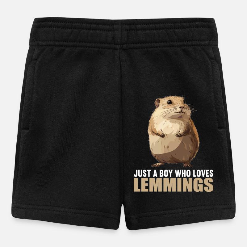 Lemmings Lemming - Baby Shorts - black