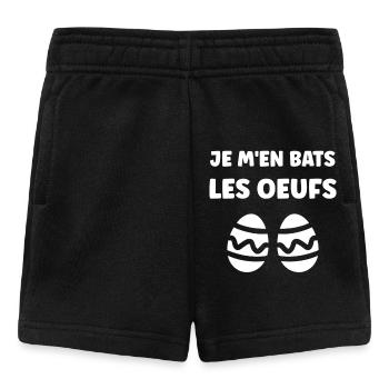 OEUFS DE PAQUES - Short Bébé - noir - Devant