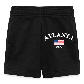 Atlanta, États-Unis - Short Bébé - noir - Devant