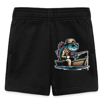 Fishing Anglers - Baby Shorts - black - Front