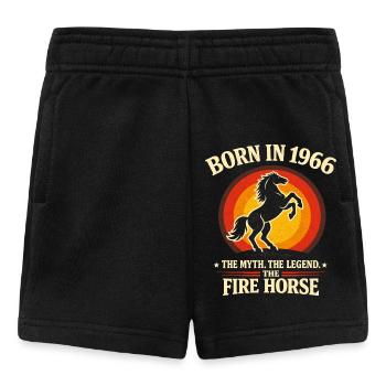 Legende 1966 Feuerpferd Myth Retro - Baby Shorts - Schwarz - Vorne