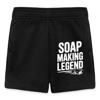 Légende de la fabrication de savon - Short Bébé - noir - Devant
