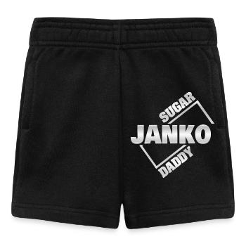 Geld Janko - Baby Shorts - Schwarz - Vorne
