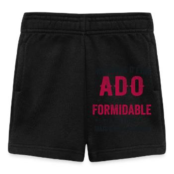 Humour Ado - Je Suis Un Ado Formidable - Short Bébé - noir - Devant