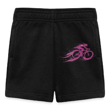 cyclist fast red Fahrrad - Baby Shorts - Schwarz - Vorne