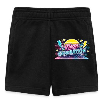 Neon Generation Retro-Vibe - Baby Shorts - Schwarz - Vorne