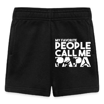 Meine Lieblingsleute nennen mich Papa Parkour Dad - Baby Shorts - Schwarz - Vorne