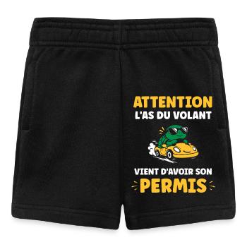 Führerschein-Humor - Baby Shorts - Schwarz - Vorne