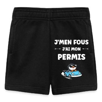 Führerschein-Humor - Baby Shorts - Schwarz - Vorne