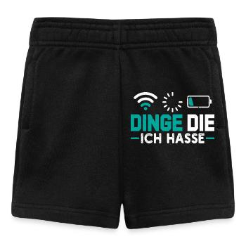 Nerd Computer THINGS I HATE FUNNY - Baby Shorts - black - Front