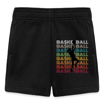 Basketball Girl Vintage - Baby Shorts - black - Front