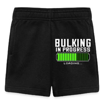 Bulking in Progress Fitness GYM Bodybuilding - Short Bébé - noir - Devant