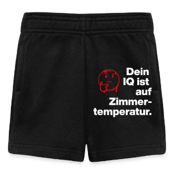 TON QI EST À TEMPÉRATURE AMBIANTE. SARCASME ESPIÈGLE - Short Bébé - noir - Devant