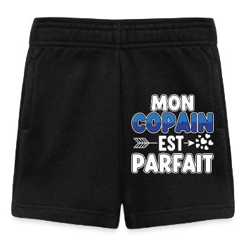Mon Copain Est Parfait Cadeaux Pouron Cheri Humour - Short Bébé - noir - Devant