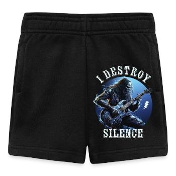 I Destroy Silence - Baby Shorts - Schwarz - Vorne