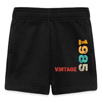 1985 Vintage - Baby Shorts - Schwarz - Vorne