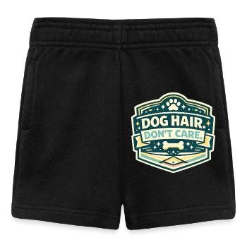 Dog Hair No Matter Saying Sign - Baby Shorts - black - Front