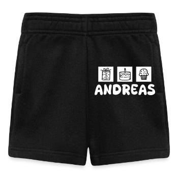 Andreas en cadeau - Short Bébé - noir - Devant