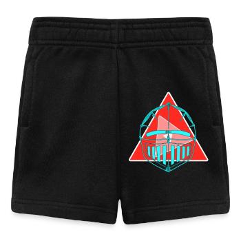casco de neón - Pantalones cortos para bebé - negro - delante