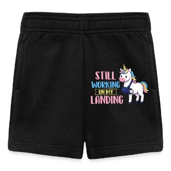 Still Working On My Landing Arm Recovery - Baby Shorts - black - Front