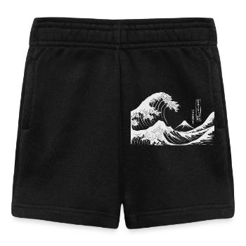 Great Wave Kanagawa Japanese Art - Baby Shorts - Schwarz - Vorne