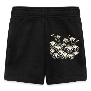 Wildflower with bees - Baby Shorts - black - Front
