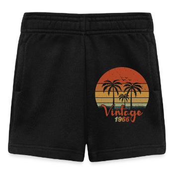 1966 Year of birth - Baby Shorts - black - Front