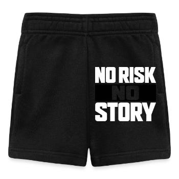 No Risk No Story - Baby Shorts - Schwarz - Vorne