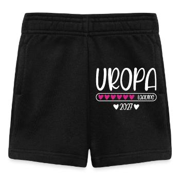 Great-grandpa 2027 loading heart loading bar - Baby Shorts - black - Front