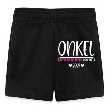Uncle 2027 loading with hearts loading bar - Baby Shorts - black - Front