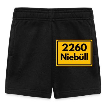 ANCIEN CODE POSTAL RÉTRO 2260 NIEBÜLL – MER DU NORD - Short Bébé - noir - Devant