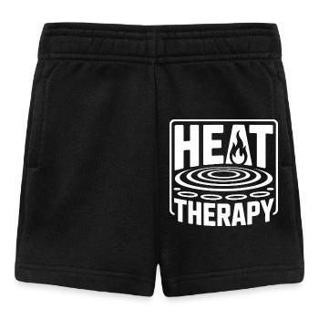 Thérapie par la chaleur au sauna, transpiration bien-être - Short Bébé - noir - Devant